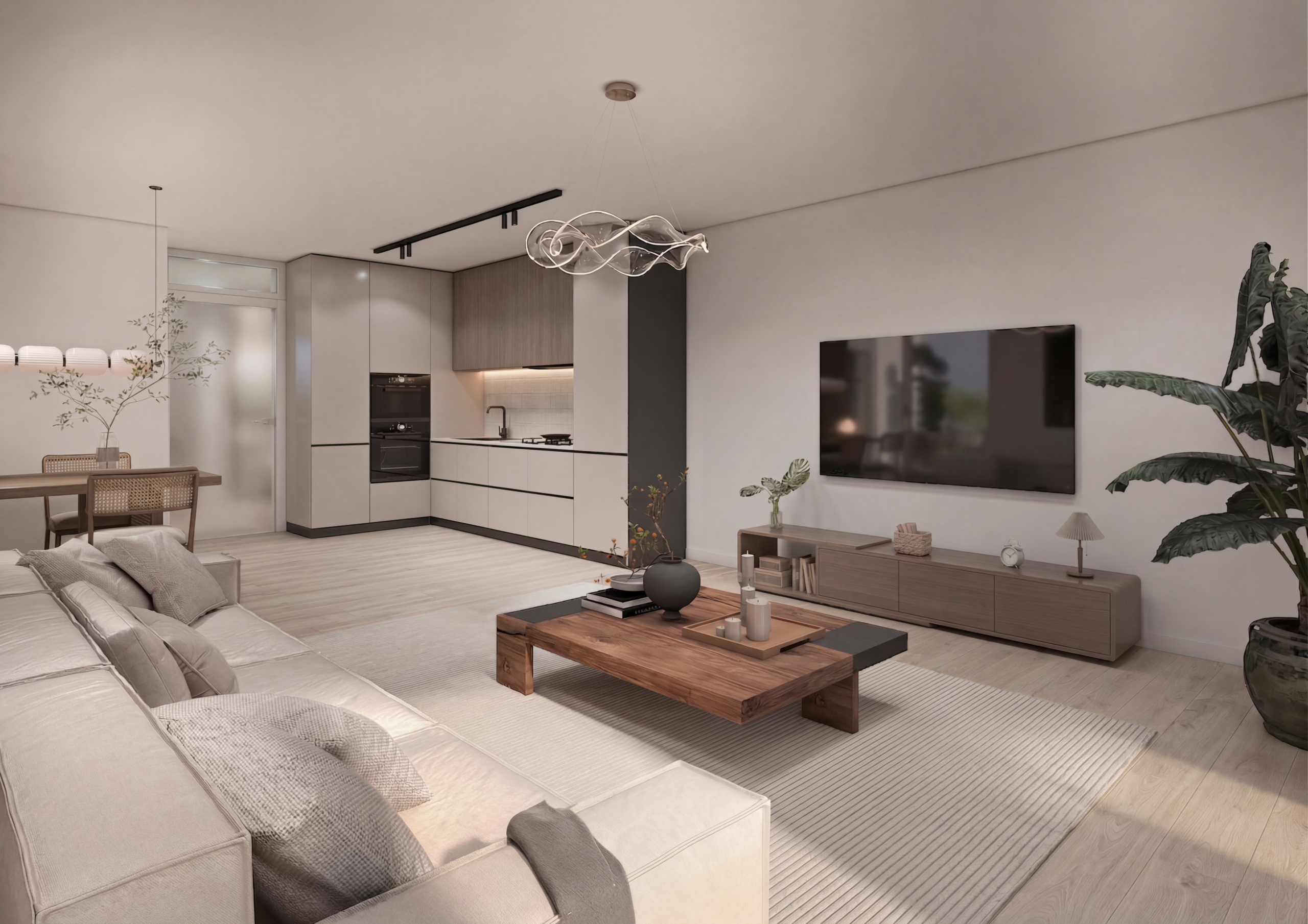 Haus A App1 Wohnzimmer2