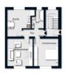 PROVISIONSFREI - Zweifamilienhaus mit Ausbaupotential - Doppelhaushälfte mit Garten und Garage - Grundriss Erdgeschoss
