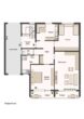 Helle 3-Zimmer Wohnung in Alt-Hürth mit 2 Balkonen und Garage - Wohnungsgrundriss