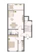 2-Zimmer Wohnung in Hürth Efferen in idealer Lage mit moderner Ausstattung - Grundriss