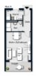 PROVISIONSFREI - Helles Ein-Zimmer-Apartment mit großem Balkon in Frechen - Kapitalanlage - Grundriss