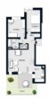 Helle 3-Zimmer Erdgeschosswohnung mit Terrasse und Garten in Hürth-Efferen - Wohnungsgrundriss