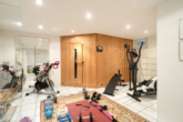 Sauna Gym Bad Kellergeschoss - Moderne Klarheit – großzügiges Wohnen mit privatem Garten auf Erbbaugrundstück in Köln-Müngersdorf