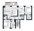 Grundriss - Großzügige 4-Zimmer-Wohnung mit Balkon in Hürth-Hermülheim